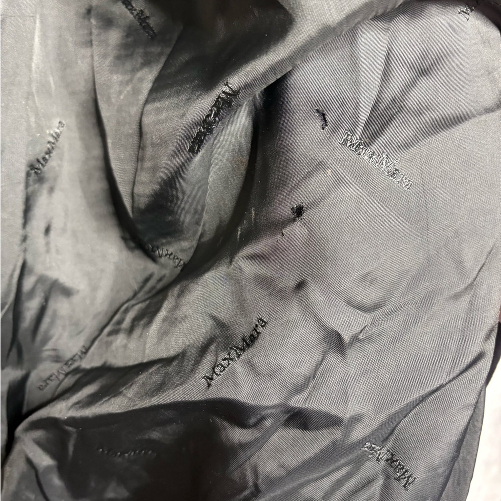 Max Mara icon Coat double breasted black wool cashmere 101801 made in Italy - Picture 4 of 6